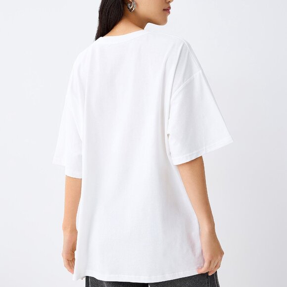 FAST FOOD LOVER Loose Fitting T-Shirt One Size - Picture 2 of 2